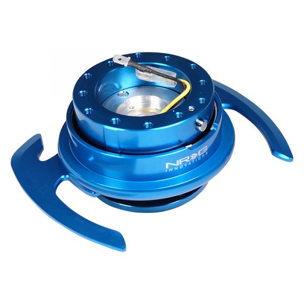 NRG Innovations® - 4.0 Gen Blue Quick Release with Blue Ring and Handles