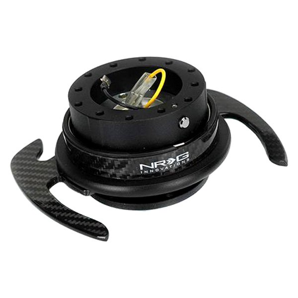 NRG Innovations® - 4.0 Gen Black Quick Release with Carbon Trim