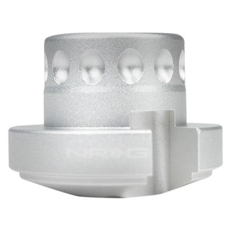 NRG Innovations® - V2 Style Silver Race Short Hub Adapter