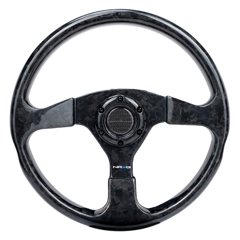 Nrg Innovations® 3 Spoke Forged Carbon Fiber Flat Steering Wheel