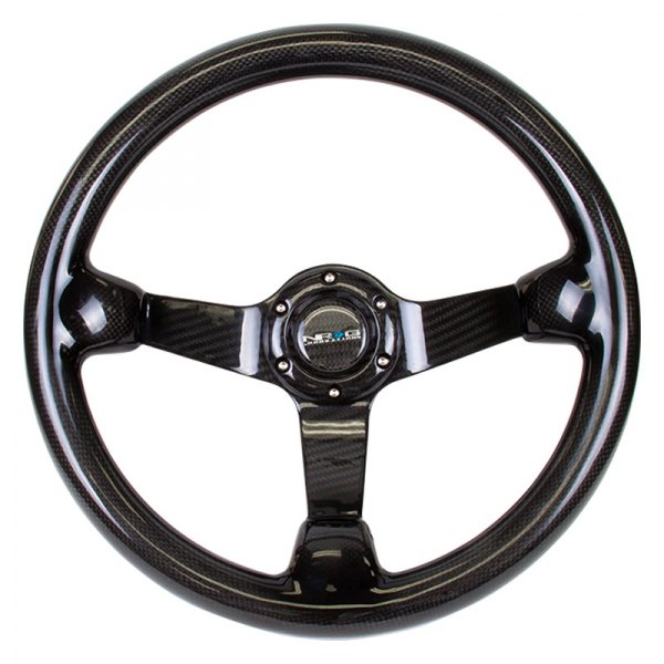 NRG Innovations® - 3-Spoke Full Carbon Fiber Steering Wheel