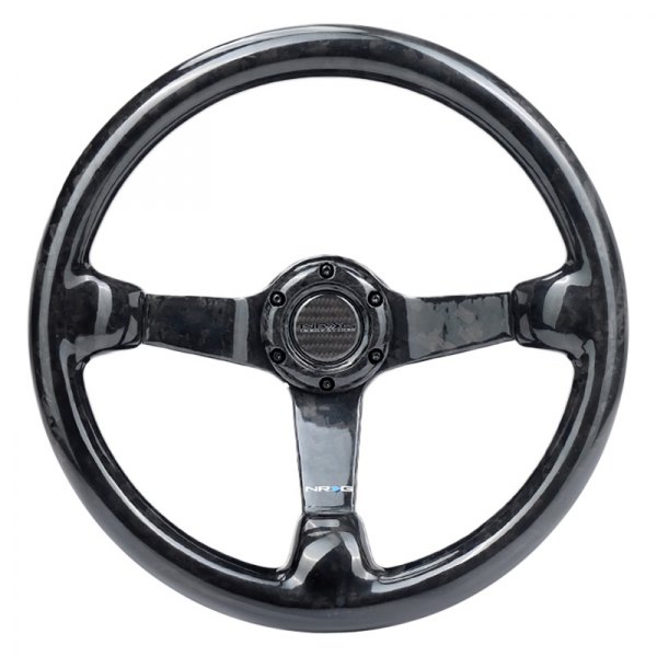 NRG Innovations® - 3-Spoke Forged Carbon Fiber Steering Wheel