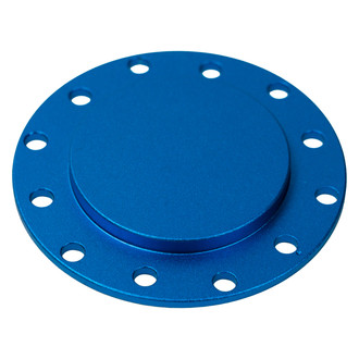 NRG Innovations® - Blue Flush Horn Delete Plate