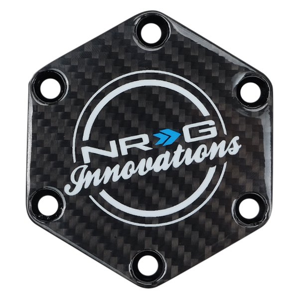 NRG Innovations® - Hexagonal Style Carbon Fiber Horn Button Plate