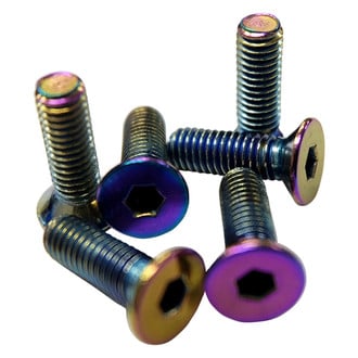 NRG Innovations® - Neo Chrome Conical Steering Wheel Screw Kit