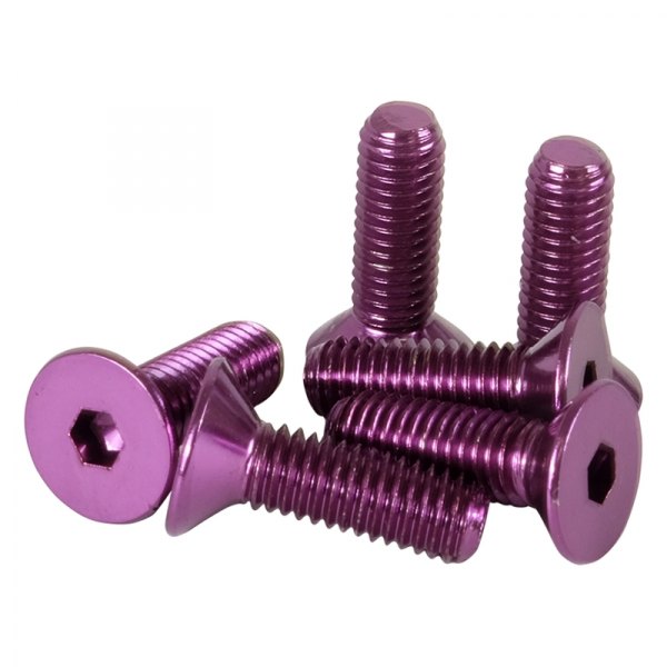 NRG Innovations® - Purple Conical Steering Wheel Screw Kit