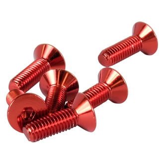 NRG Innovations® - Red Conical Steering Wheel Screw Kit