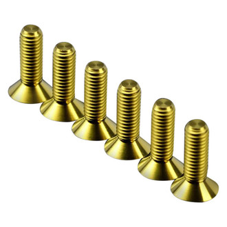NRG Innovations® - Titanium Conical Steering Wheel Screw Kit
