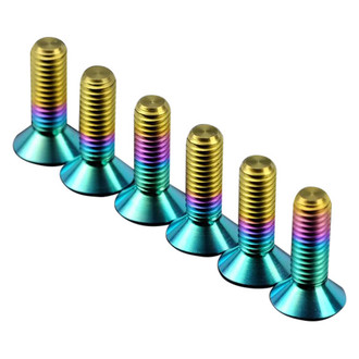 NRG Innovations® - Titanium Conical Steering Wheel Screw Kit
