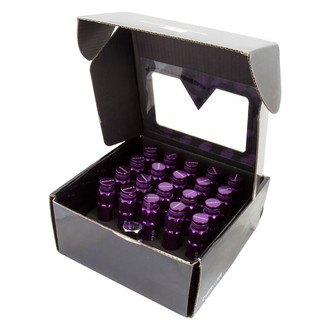 NRG Innovations® - 700 Series Purple Cone Seat Open End Wheel Locks