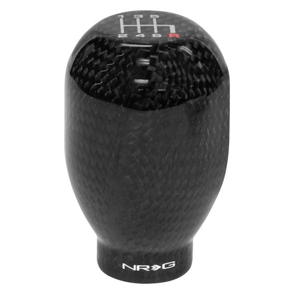 NRG Innovations® - Manual 6-Speed Pattern Type-R Weighted Carbon Fiber Shift Knob