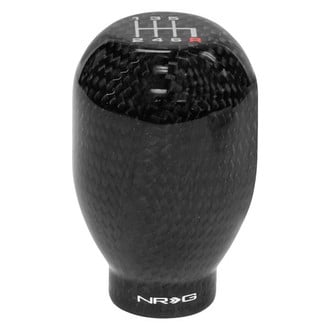 NRG Innovations® - Manual 6-Speed Pattern Type-R Weighted Carbon Fiber Shift Knob