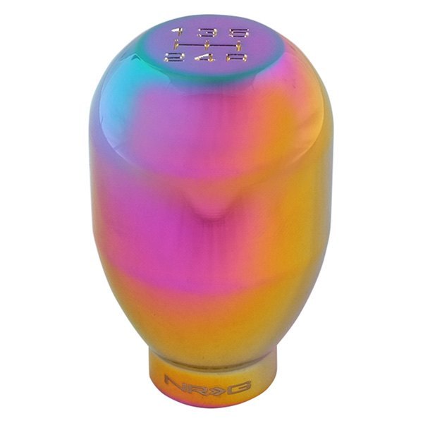 NRG Innovations® - Manual 5-Speed Pattern Type-R Weighted Neo Chrome Shift Knob