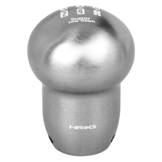 NRG Innovations® - Manual 5-Speed Pattern Super Low Down Gun Metal Shift Knob