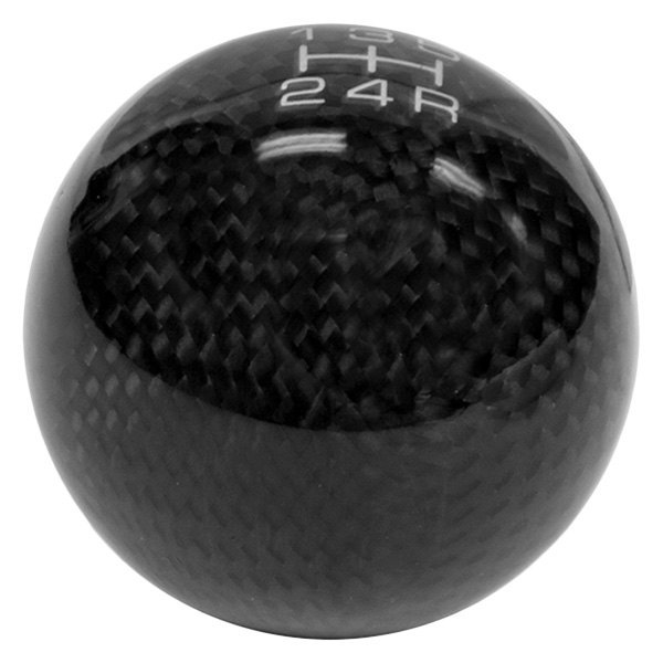 NRG Innovations® - Manual Ball Style 5-Speed Pattern Carbon Fiber Shift Knob