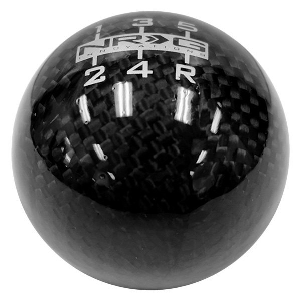 NRG Innovations® - Manual 5-Speed Pattern Ball Style Weighted Carbon Fiber Shift Knob