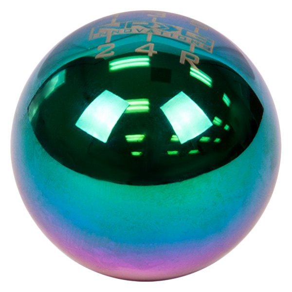 NRG Innovations® - Manual 6-Speed Pattern Ball Style Weighted Neo Chrome Shift Knob