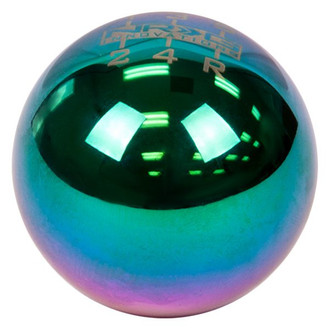 NRG Innovations® - Manual 6-Speed Pattern Ball Style Neo Chrome Shift Knob