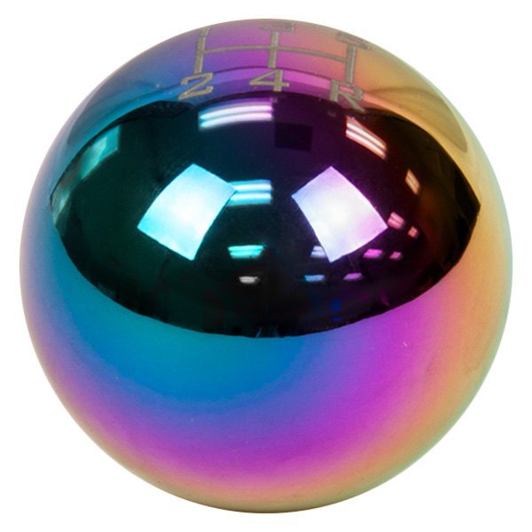 NRG Innovations® - Manual Ball Style Weighted 5-Speed Pattern Neo Chrome Shift Knob