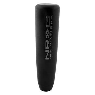 NRG Innovations® - Long Shifter Style Weighted Black Wrinkle Shift Knob