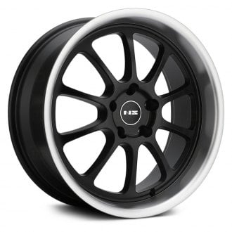 NS SERIES® - NS-TEN Matte Black with Machined lip