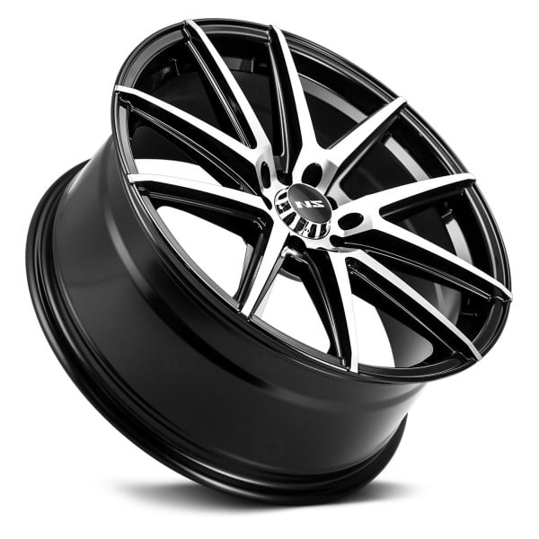 NS SERIES® NS1503 Wheels - Black with Machined Face Rims