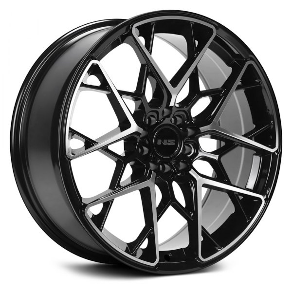 NS SERIES® - NS1807 Gloss Black with Machined Face