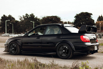 NS Series® - M01 Matte Black on Subaru Impreza