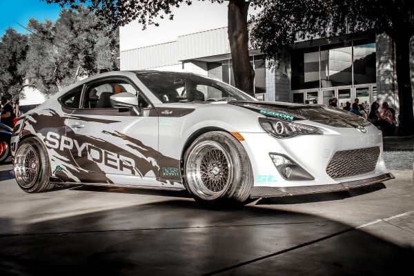 NS SERIES® DRIFT-MDV2 Wheels - Silver with Polished Lip Rims