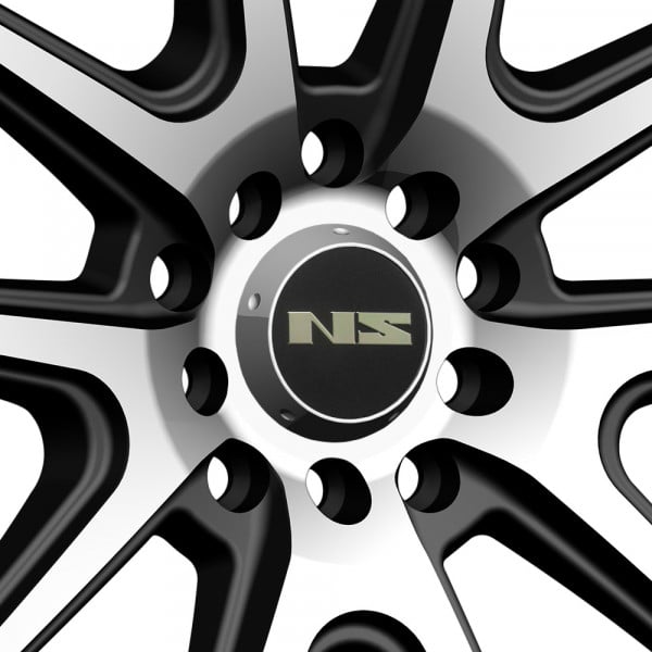 NS SERIES® NS1503 Wheels - Black with Machined Face Rims
