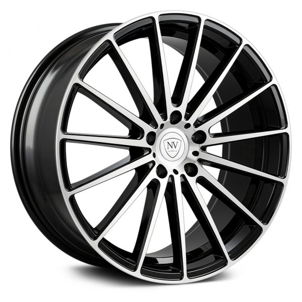 NV WHEELS® - NVXV Black with Machined Face
