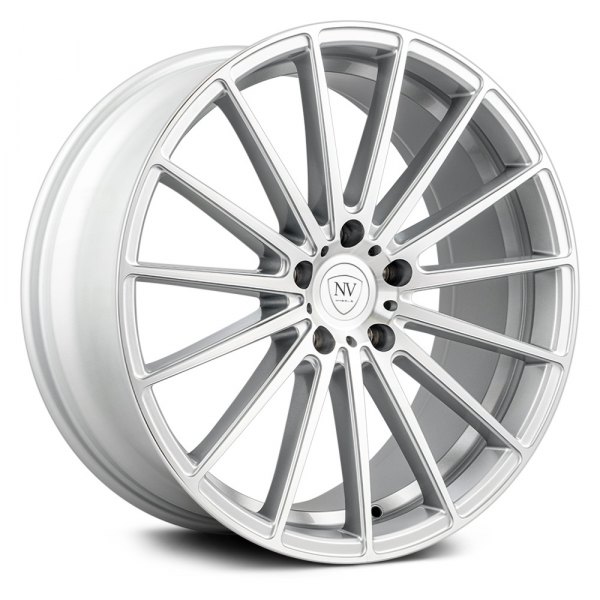 NV WHEELS® - NVXV Silver with Machined Face