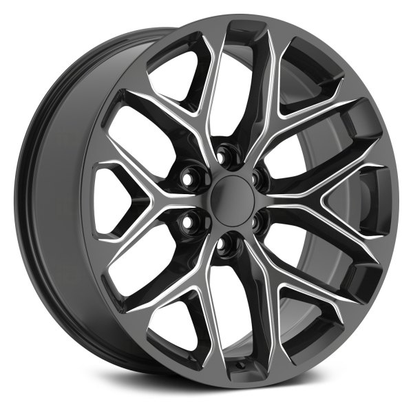 OE PERFORMANCE® 176BM Wheels - Gloss Black with Milled Accents Rims