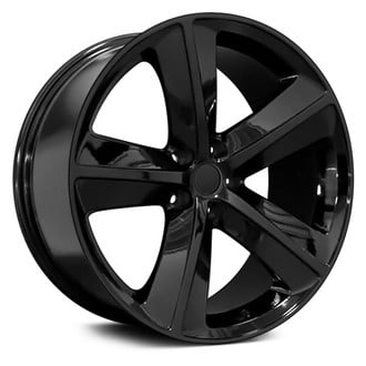 OE Wheels® - 5-Spoke Black 20x9 Alloy Factory Wheel - Replica