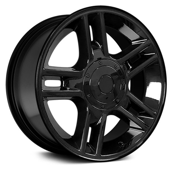 OE Wheels® - 20 x 9 Double 5-Spoke Black Alloy Factory Wheel (Replica)