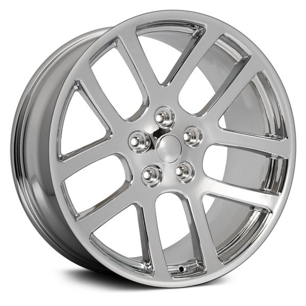 OE Wheels® - 22 x 10 Double 5-Spoke Chrome Alloy Factory Wheel (Replica)