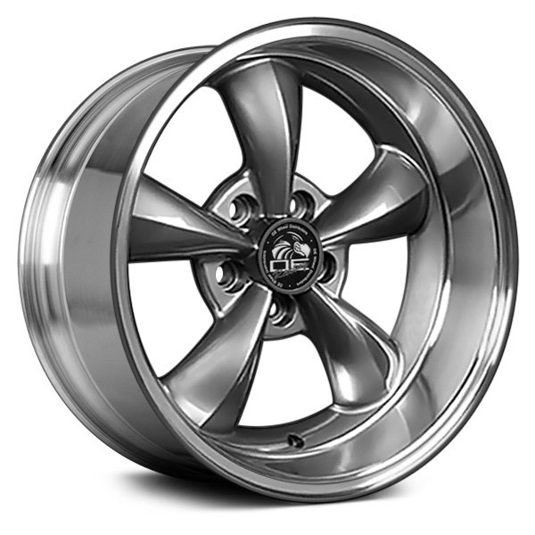 OE Wheels® - 17 x 10.5 5-Spoke Anthracite with Machined Lip Alloy Factory Wheel (Replica)