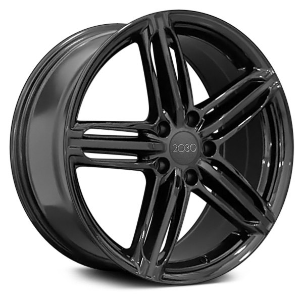OE Wheels® - 18 x 8 Triple 5-Spoke Black Alloy Factory Wheel (Replica)