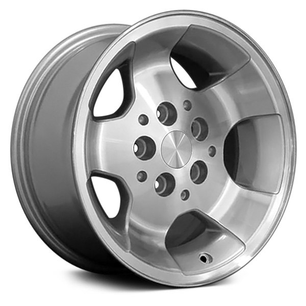 OE Wheels® - 15 x 8 5-Spoke Silver with Machined Face Alloy Factory Wheel (Replica)