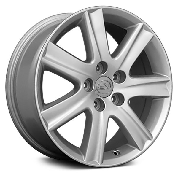 OE Wheels® - 17 x 7 7 I-Spoke Silver Alloy Factory Wheel (Replica)
