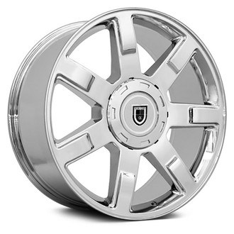 OE Wheels® - 7 I-Spoke Chrome 22x9 Alloy Factory Wheel - Replica
