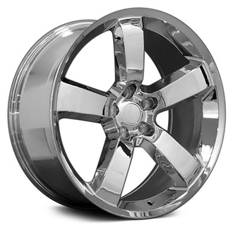 OE Wheels® 9360774 - 5-Spoke Chrome 20x9 Alloy Factory Wheel - Replica