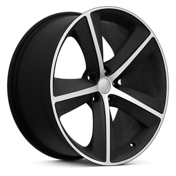 OE Wheels® - 20 x 9 5-Spoke Matte Black with Machined Face Alloy Factory Wheel (Replica)