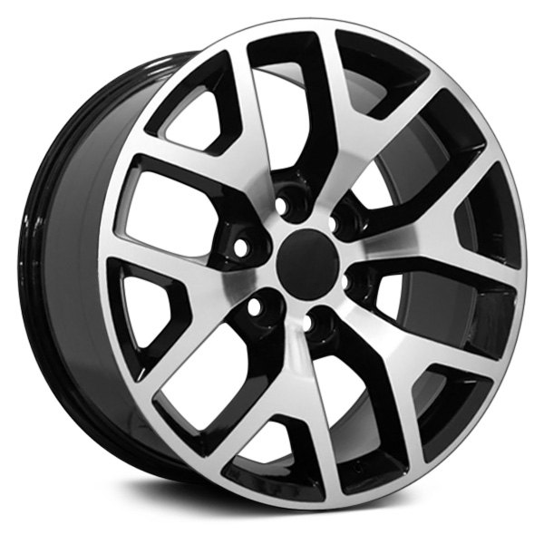 OE Wheels® - 20 x 9 6 Y-Spoke Black with Machined Face Alloy Factory Wheel (Replica)