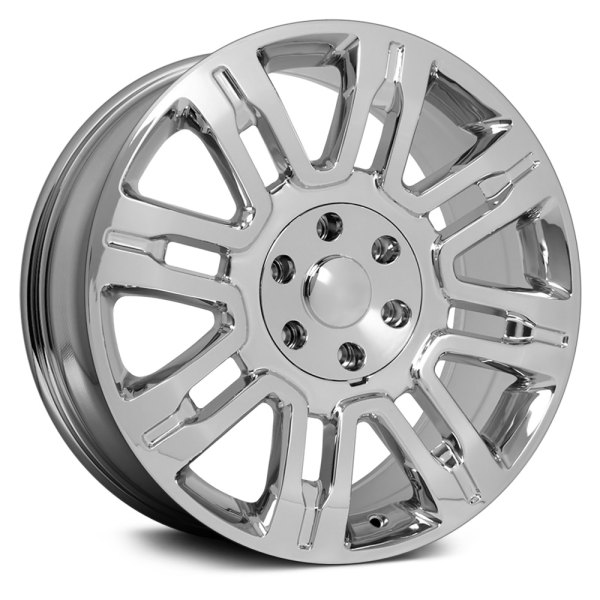 OE Wheels® - 20 x 8.5 8 V-Spoke Chrome Alloy Factory Wheel (Replica)