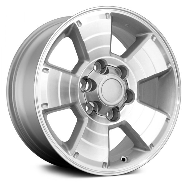 OE Wheels® - 17 x 7.5 5-Spoke Silver with Machined Face Alloy Factory Wheel (Replica)