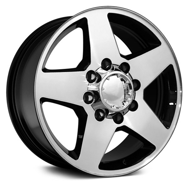 OE Wheels® - 20 x 8.5 5-Spoke Black with Machined Face Alloy Factory Wheel (Replica)