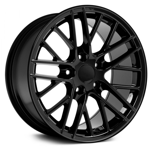 OE Wheels® - 17 x 9.5 10 Y-Spoke Black with Red Stripe Alloy Factory Wheel (Replica)