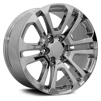 OE Wheels® - 6 V-Spoke Chrome 20x9 Alloy Factory Wheel - Replica
