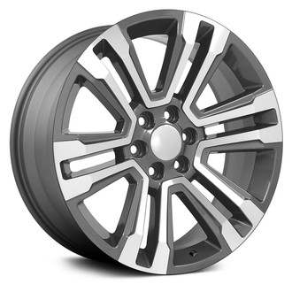 OE Wheels® - 6 V-Spoke 22x9 Alloy Factory Wheel - Replica